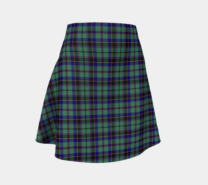 Tartan Flared Skirt - Stevenson |Over 500 Tartans | Special Custom Design | Love Scotland