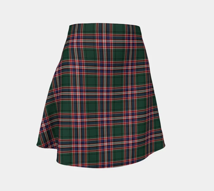 Tartan Flared Skirt - MacFarlane Hunting Modern |Over 500 Tartans | Special Custom Design | Love Scotland