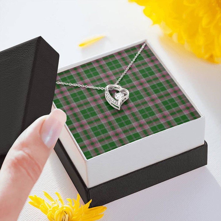 Gray Hunting Tartan Necklace - Forever Love Necklace A7