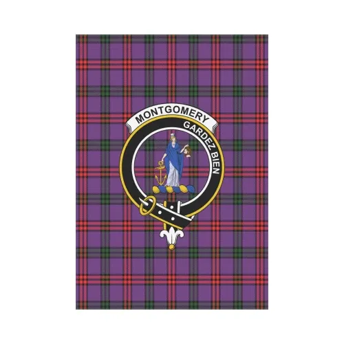 Montgomery Modern Tartan Flag Clan Badge | Scottishclans.co
