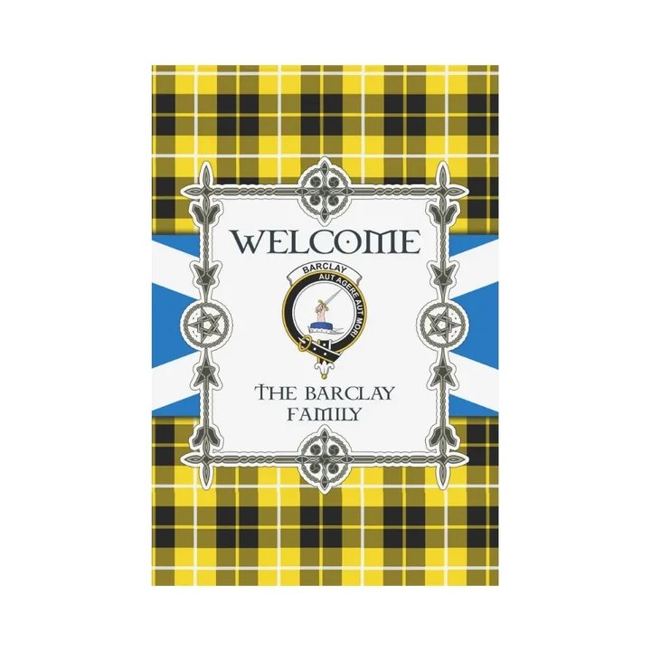 The Barclay Tartan Garden Flag - New Version | Scottishclans.co