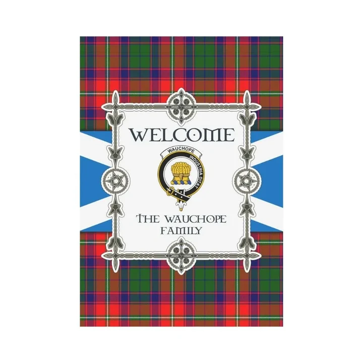 Wauchope Tartan Garden Flag - New Version | Scottishclans.co