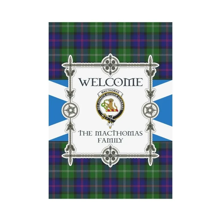 Macthomas Tartan Garden Flag - New Version | Scottishclans.co