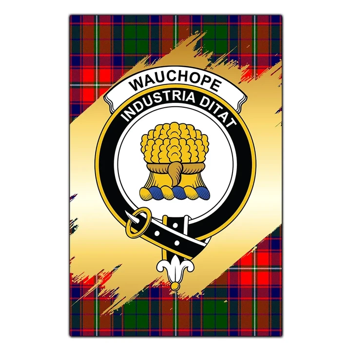 Garden Flag Wauchope Clan Gold Crest Gold Thistle
