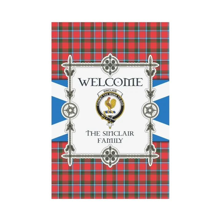 The Sinclair Tartan Garden Flag - New Version | Scottishclans.co