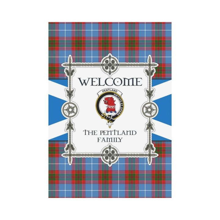 Pentland Tartan Garden Flag - New Version | Scottishclans.co
