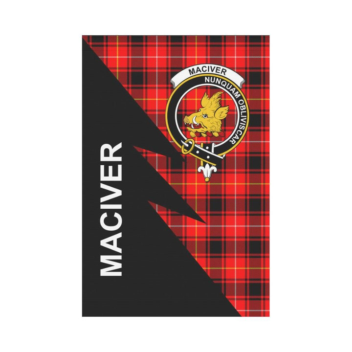 MacIver Tartan Garden Flag - Flash Style 12" x 18"