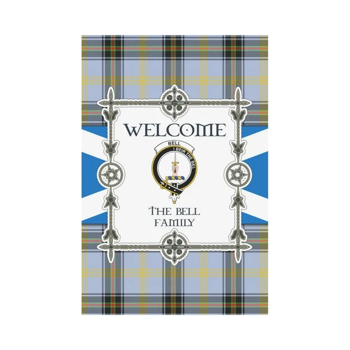 The Bell Tartan Garden Flag - New Version | Scottishclans.co