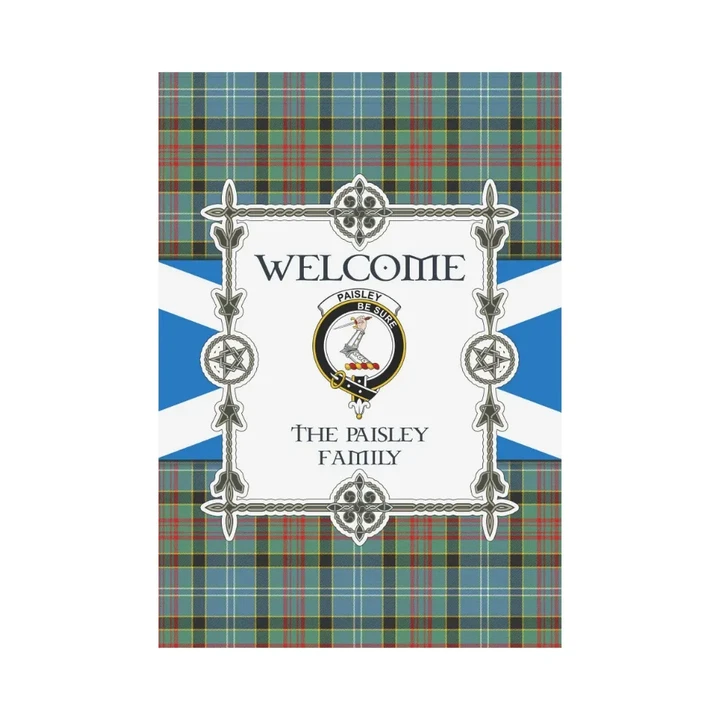 The Paisley Tartan Garden Flag - New Version | Scottishclans.co