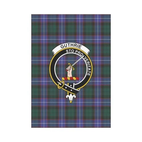 Guthrie Modern Tartan Flag Clan Badge | Scottishclans.co