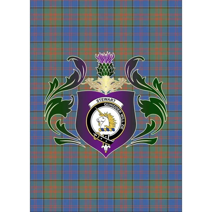 Stewart of Appin Hunting Ancient Clan Garden Flag Royal Thistle Of Clan Badge