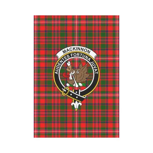 Mackinnon Modern Tartan Flag Clan Badge | Scottishclans.co