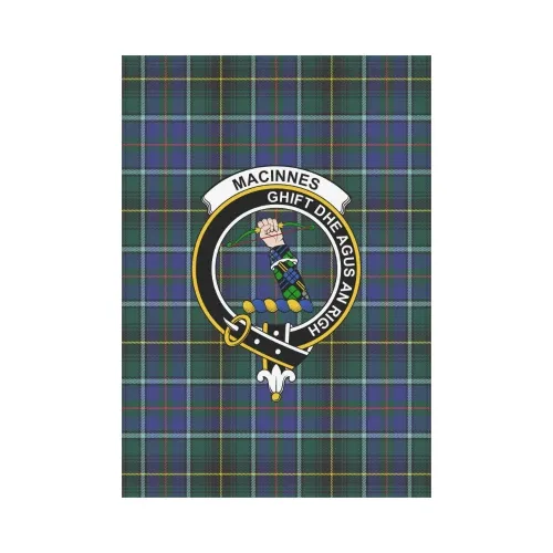 Macinnes Modern Tartan Flag Clan Badge | Scottishclans.co