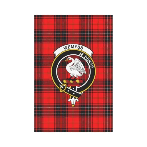 Wemyss Modern Tartan Flag Clan Badge | Scottishclans.co
