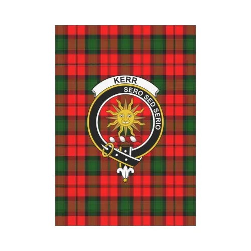 Kerr Modern Tartan Flag Clan Badge | Scottishclans.co