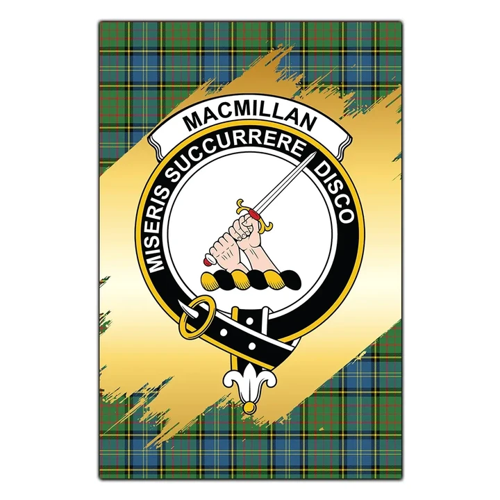 Garden Flag MacMillan Hunting Ancient Clan Gold Crest Gold Thistle