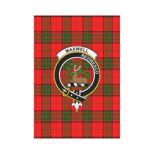 Maxwell Modern Tartan Flag Clan Badge | Scottishclans.co