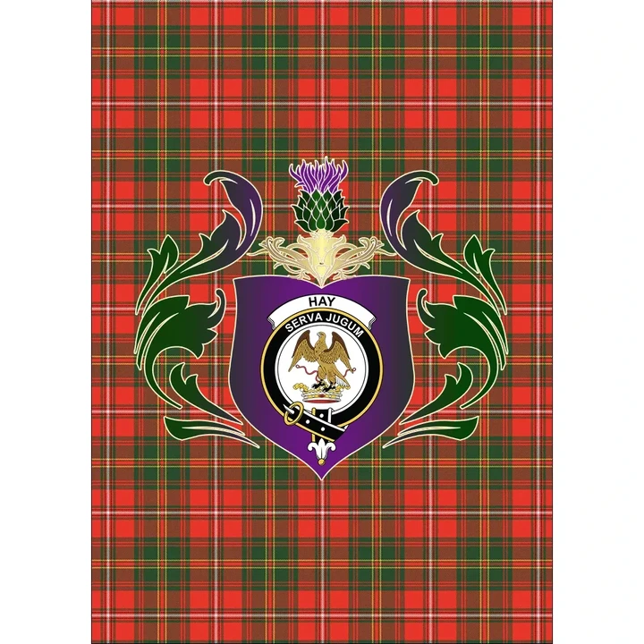 Hay Modern Clan Garden Flag Royal Thistle Of Clan Badge