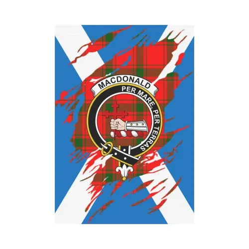 Macdonald Of Sleat Lives In Me Tartan Flag | Scottishclans.co