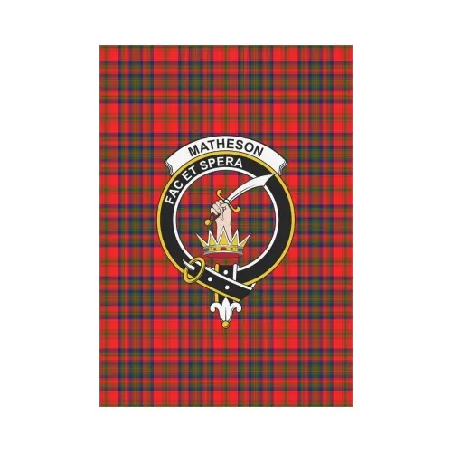 Matheson Modern Tartan Flag Clan Badge | Scottishclans.co