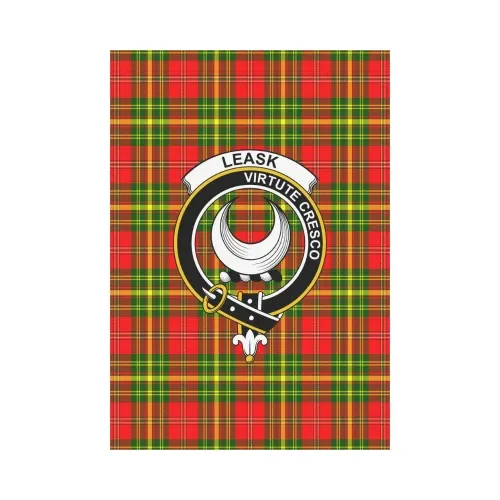 Leask Tartan Flag Clan Badge | Scottishclans.co