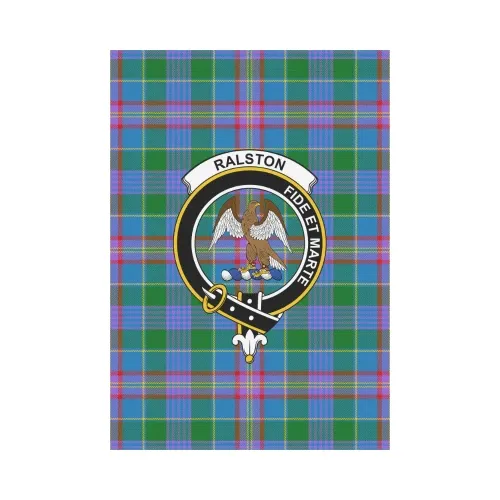 Ralston Tartan Flag Clan Badge | Scottishclans.co