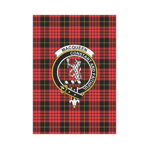 Macqueen Modern Tartan Flag Clan Badge | Scottishclans.co