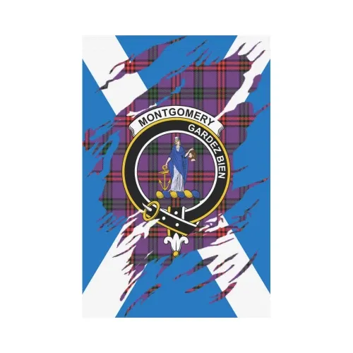 Montgomery Lives In Me Tartan Flag | Scottishclans.co