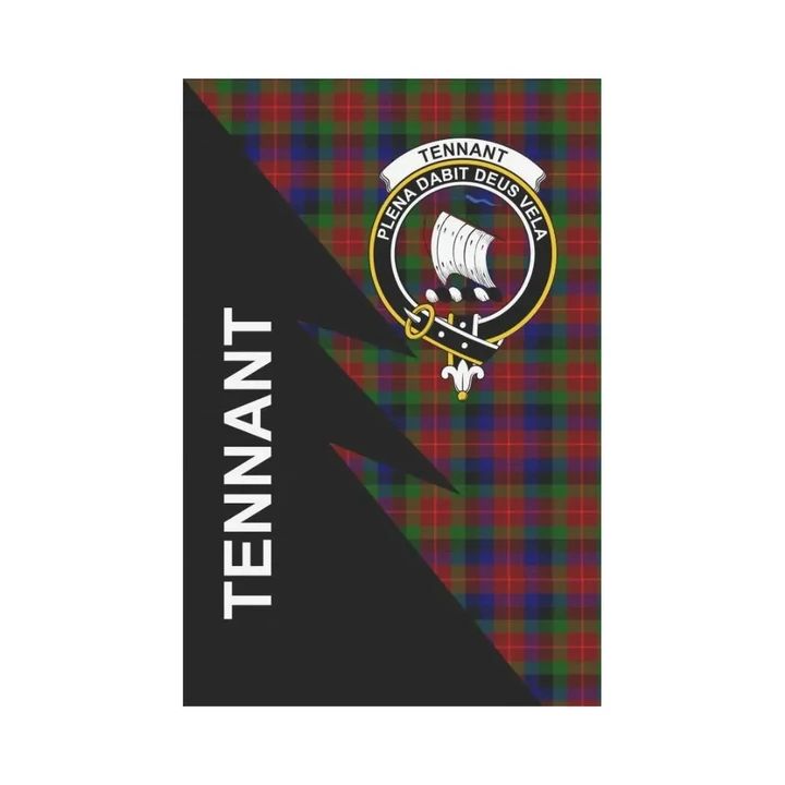 Tennant  Tartan Garden Flag - Flash Style 12" x 18"
