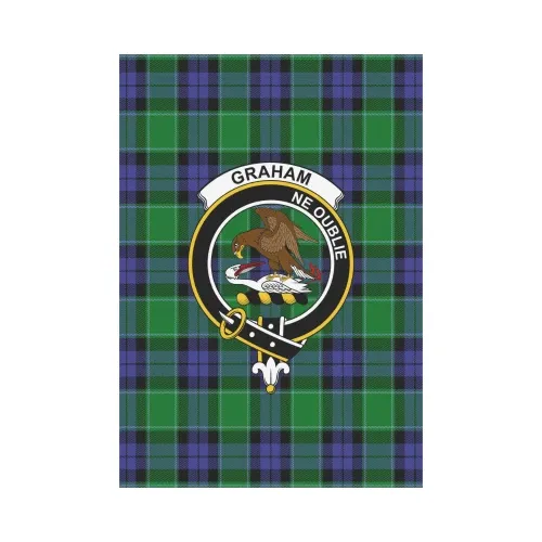 Graham Of Menteith Modern Tartan Flag Clan Badge | Scottishclans.co