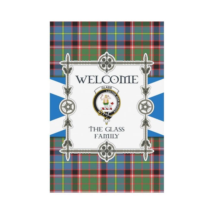 Glass Tartan Garden Flag - New Version | Scottishclans.co