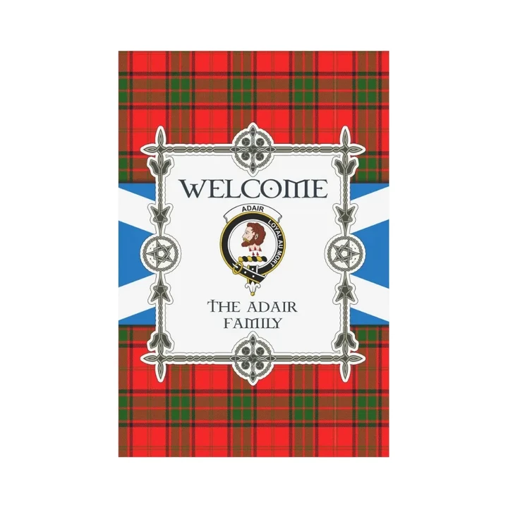 The Adair Tartan Garden Flag - New Version | Scottishclans.co