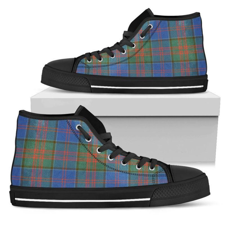 Tartan Canvas Shoes - Stewart Of Appin Hunting Ancient High Top | Over 500 Tartans