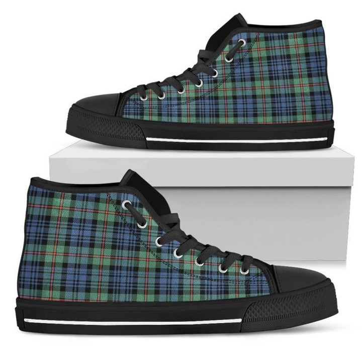 Tartan Canvas Shoes - Mackinlay Ancient High Top | Over 500 Tartans