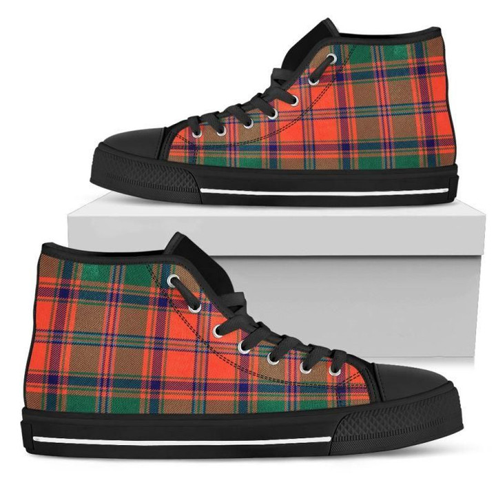 Tartan Canvas Shoes - Stewart Of Appin Ancient High Top | Over 500 Tartans