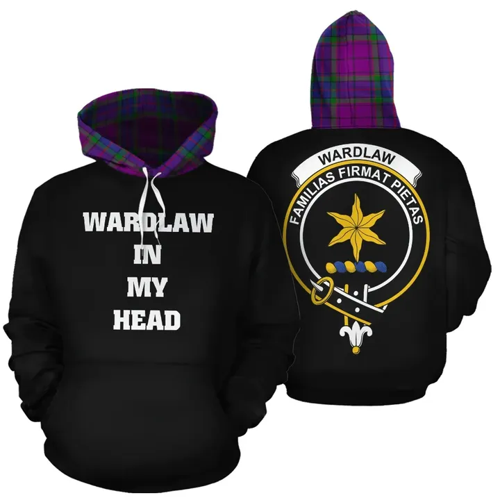Wardlaw Modern In My Head Hoodie Tartan Scotland K9