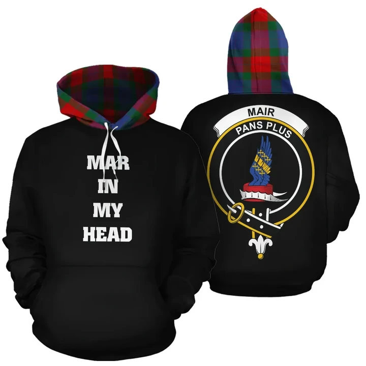 Mar In My Head Hoodie Tartan Scotland K9