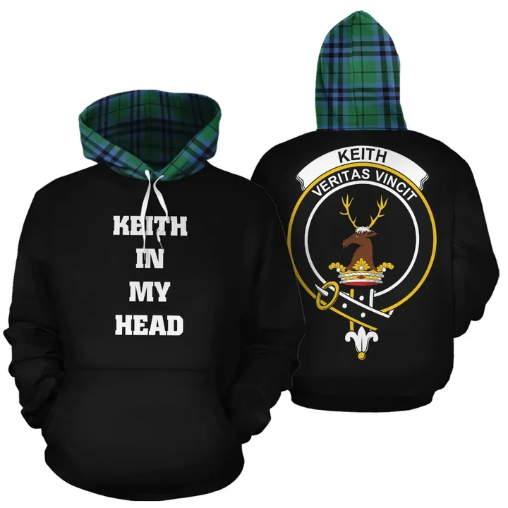 Keith Ancient In My Head Hoodie Tartan Scotland K9