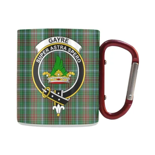 Gayre Tartan Mug Classic Insulated - Clan Badge | scottishclans.co