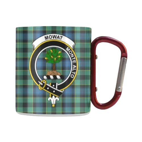 Mowat  Tartan Mug Classic Insulated - Clan Badge | scottishclans.co