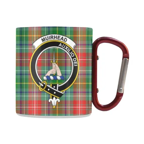 Muirhead Tartan Mug Classic Insulated - Clan Badge | scottishclans.co