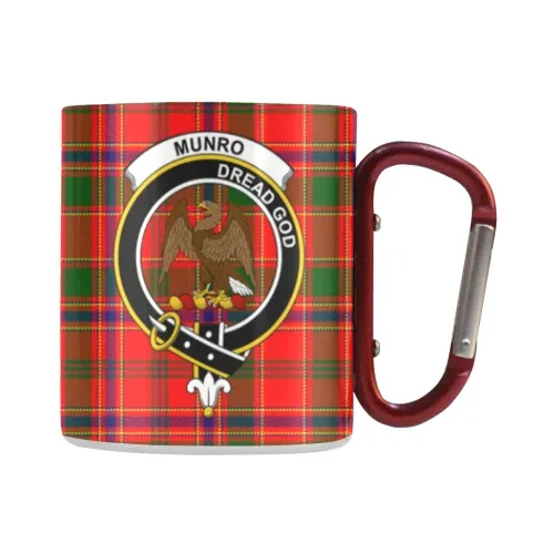 Munro Modern Tartan Mug Classic Insulated - Clan Badge | scottishclans.co