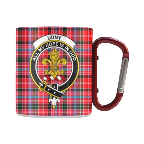 Udny Tartan Mug Classic Insulated - Clan Badge | scottishclans.co