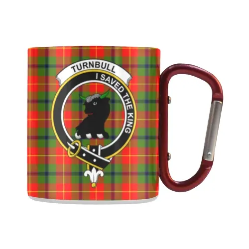 Turnbull Tartan Mug Classic Insulated - Clan Badge | scottishclans.co