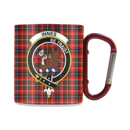 Innes Modern Tartan Mug Classic Insulated - Clan Badge | scottishclans.co