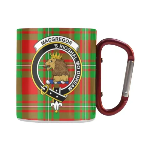 Macgregor Modern Tartan Mug Classic Insulated - Clan Badge | scottishclans.co