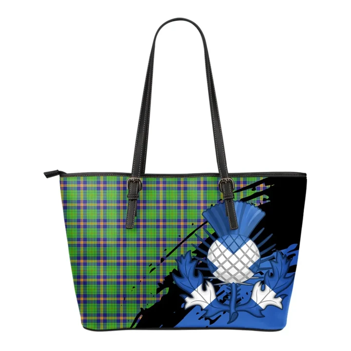 New Mexico Leather Tote Bag Small | Tartan Bags