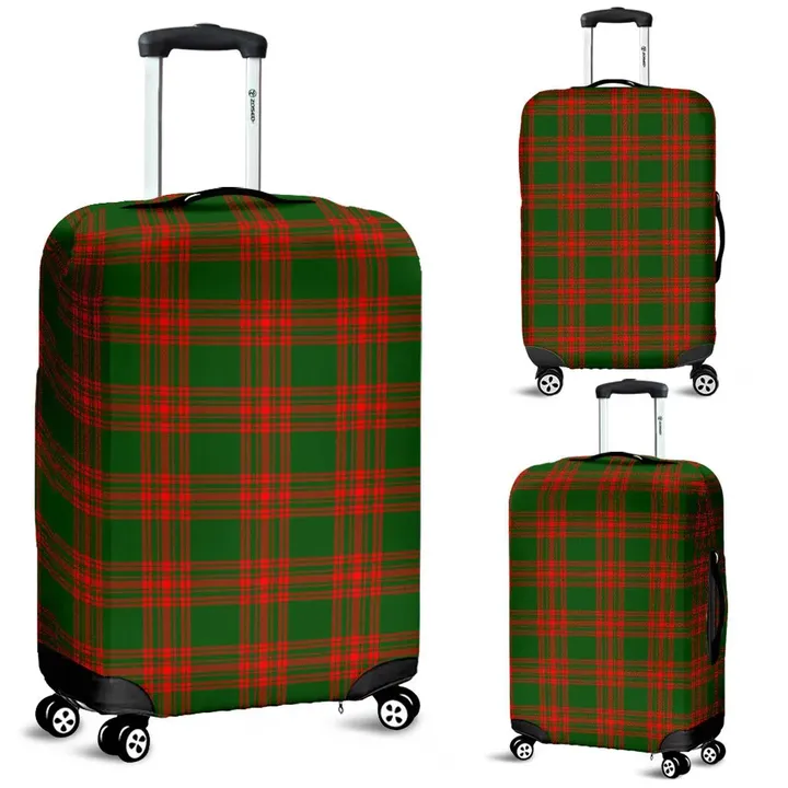 Menzies Green Modern Tartan Luggage Cover | Scottish Clans