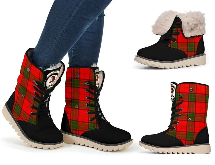 Tartan Women's Snow Boots - Clan Adair Boots - BN