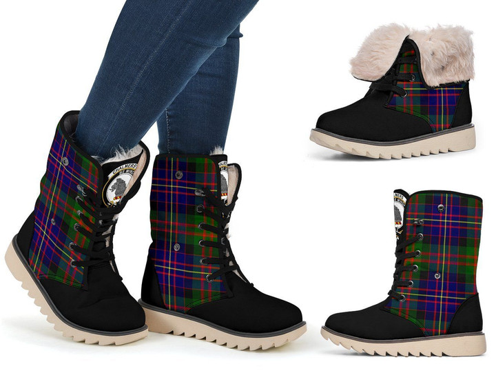 Tartan Women's Snow Boots - Clan Chalmers Boots - BN